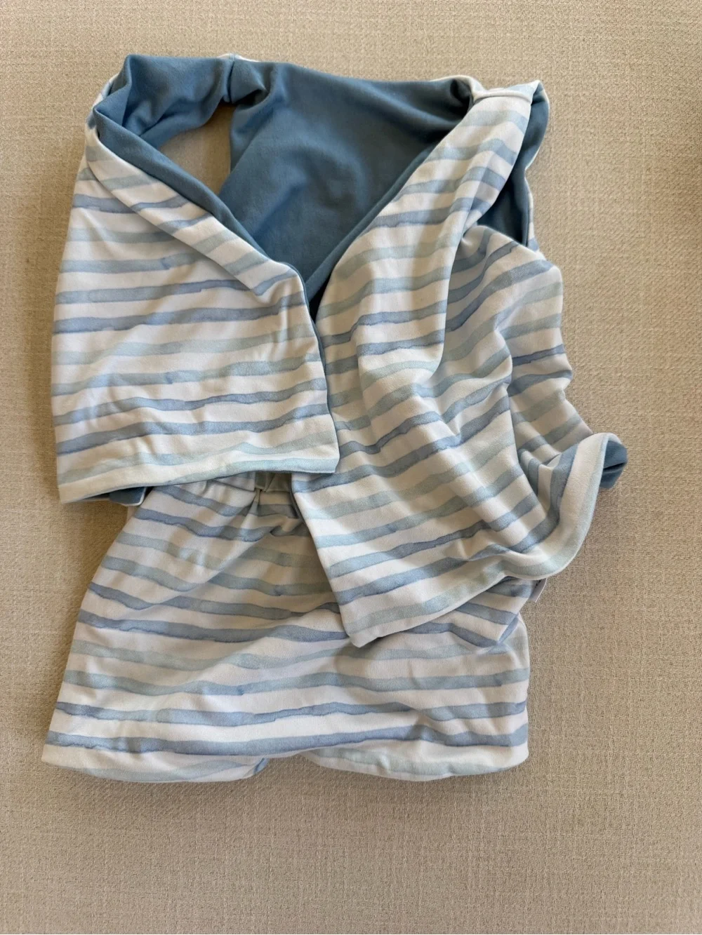 mama coco  Blue & White Striped baby clothes